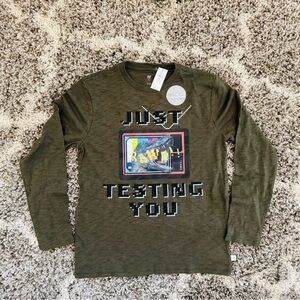 GAP Kids Long Sleeve Tee - Dinosaur Interactive Graphic